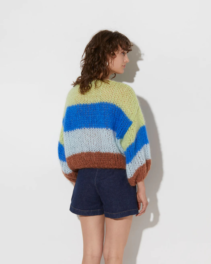 Mohair Big Sweater - Stripe