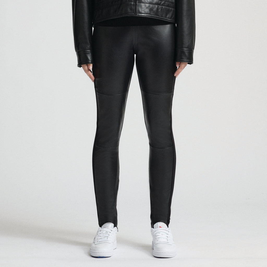 Ruby Leather Legging Black