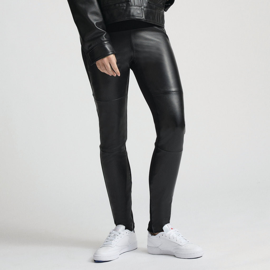 Ruby Leather Legging Black