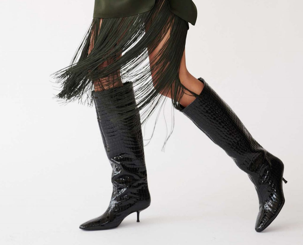 Black Patent Boot