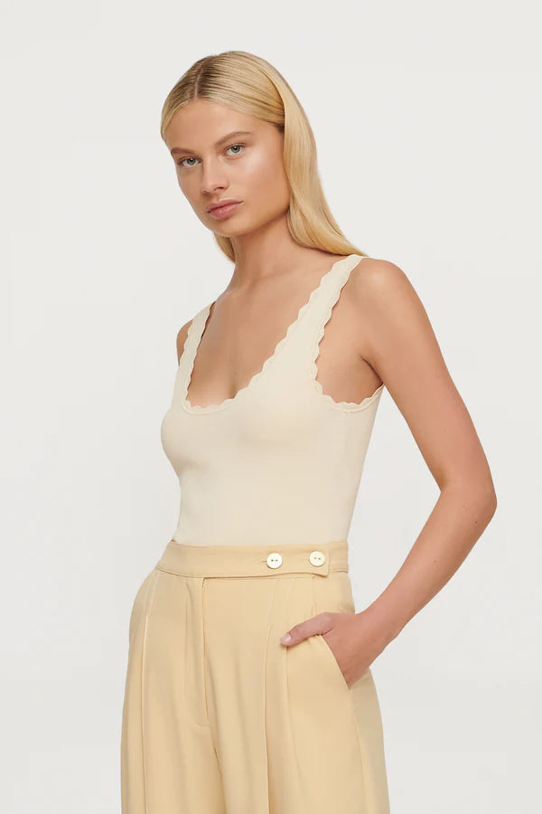 Romee Crepe Knit Tank Butter