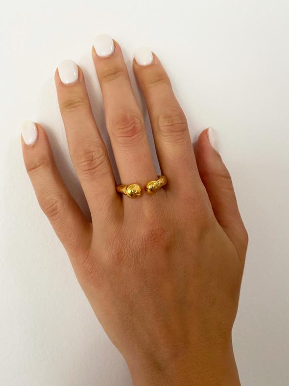 Duo Gold Ring