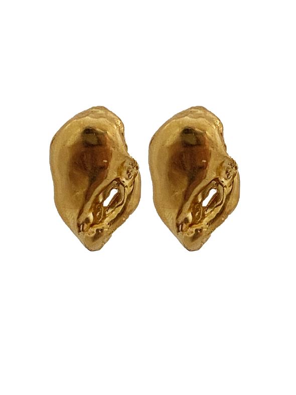 Mandorla Gold Earrings