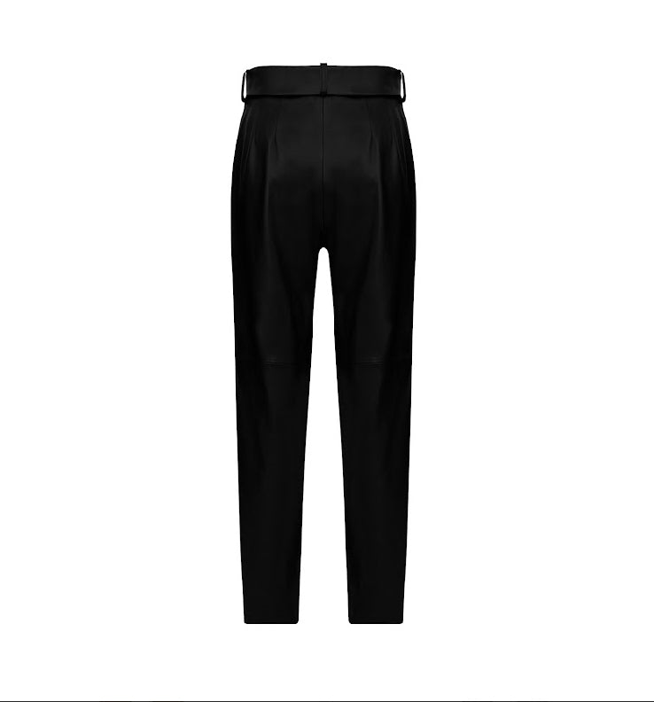 Harry Leather Pant Black