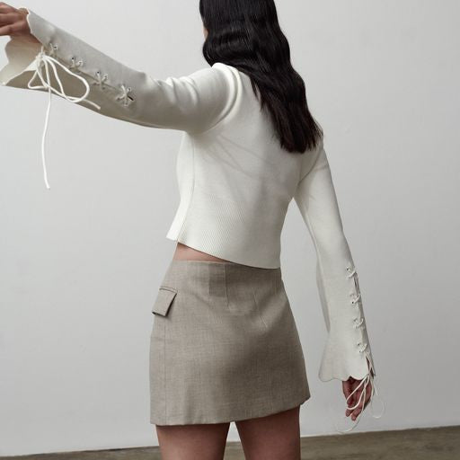 Olivia Flare Sleeve Knit